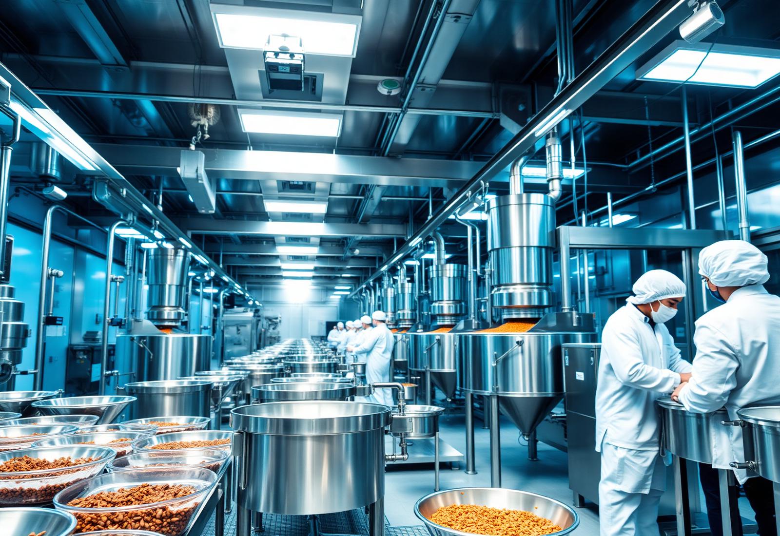 Stainless steel spice processing facility
